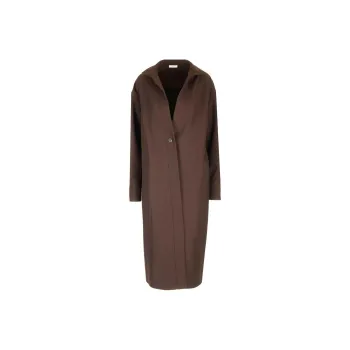 Ferragamo Spread-collar Virgin Wool Shirt