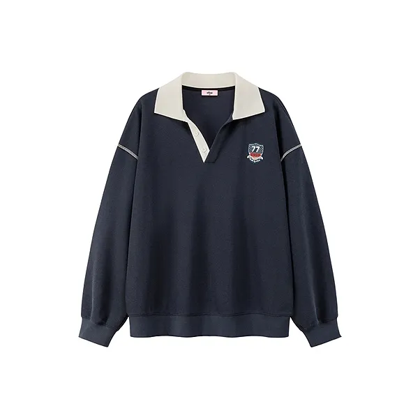 CHUU Sweatshirts Women's Navy Blue-0