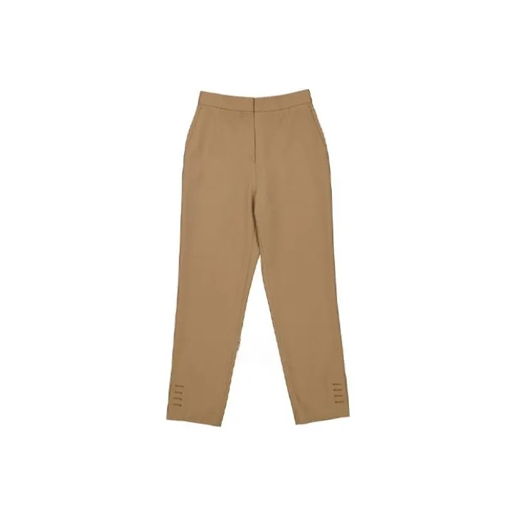 Burberry Casual Pants Women's Khaki-0