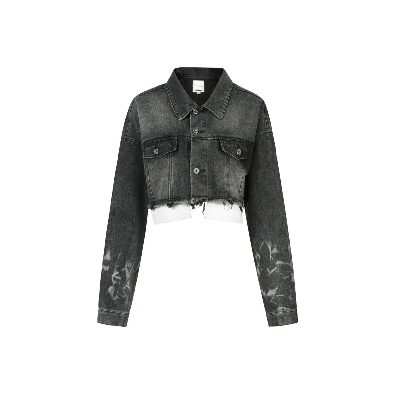 Guuka Hero Denim Jacket Women's Black-0