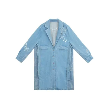 CHAU·RISING Denim Jacket Women's Blue