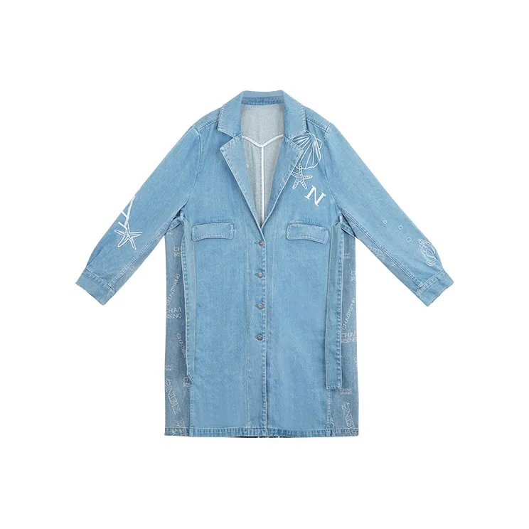 CHAU·RISING Denim Jacket Women's Blue-0
