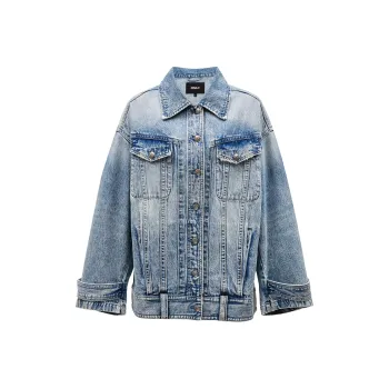 ONLY Denim Jacket Women's Washed Blue