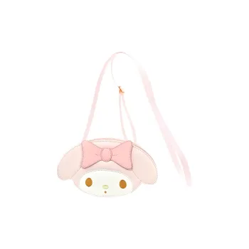 Sanrio Melodi Polyurethane Shoulder Bag, Crossbody Bag Women's Pink My Melody