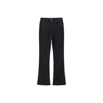 UNIQLO Casual Pants Women's Logo Black