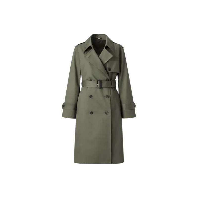 UNIQLO Trench Coat Women's Olive-0