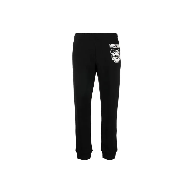 MOSCHINO Teddy Bear Organic Cotton Track Trousers-0