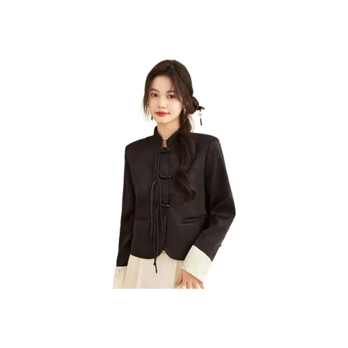 CARBAMMI Cropped Coats Women's