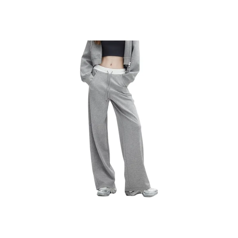 ONLY Casual Pants Women's G19 Light Gray Yarn Color-0