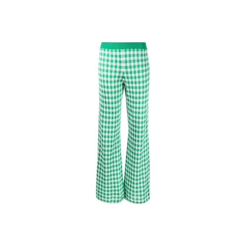 MSGM Knitted Sweatpants Women's Light Green