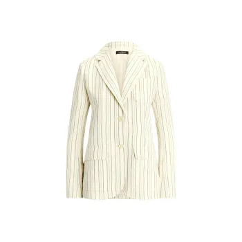 Polo Ralph Lauren SS24 Business Suit Coat Women's Cream