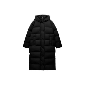 ZARA Down Jackets Women's Black
