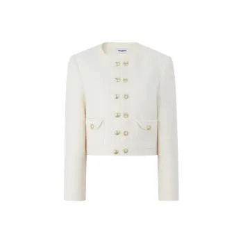 Three Quarters Cropped Coats Women's