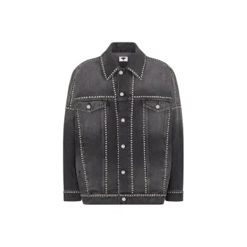 DIOR SS25 Denim Jacket Women's Black