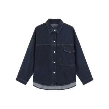 Demana Denim Jacket Women's Navy Blue