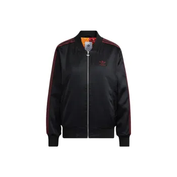 Adidas Originals Puffer Jacket Winter Women's Swirl Neon Red