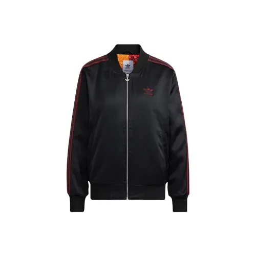Adidas Originals Puffer Jacket Winter Women's Swirl Neon Red