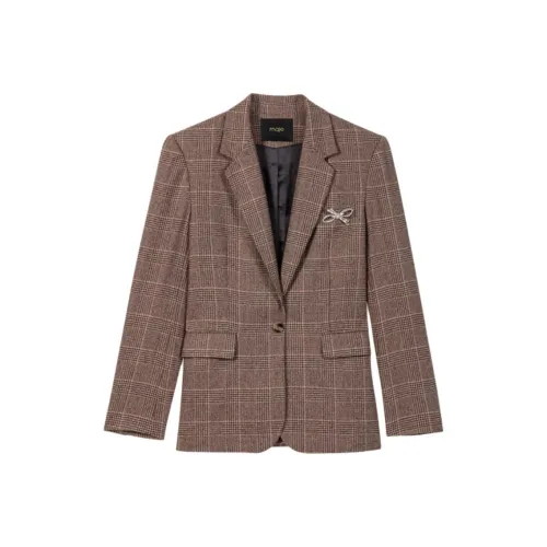 Maje Prince Of Wales check Blazer