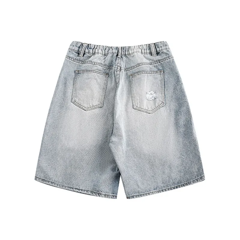 LUYUSHANYU Denim Shorts Women's-5