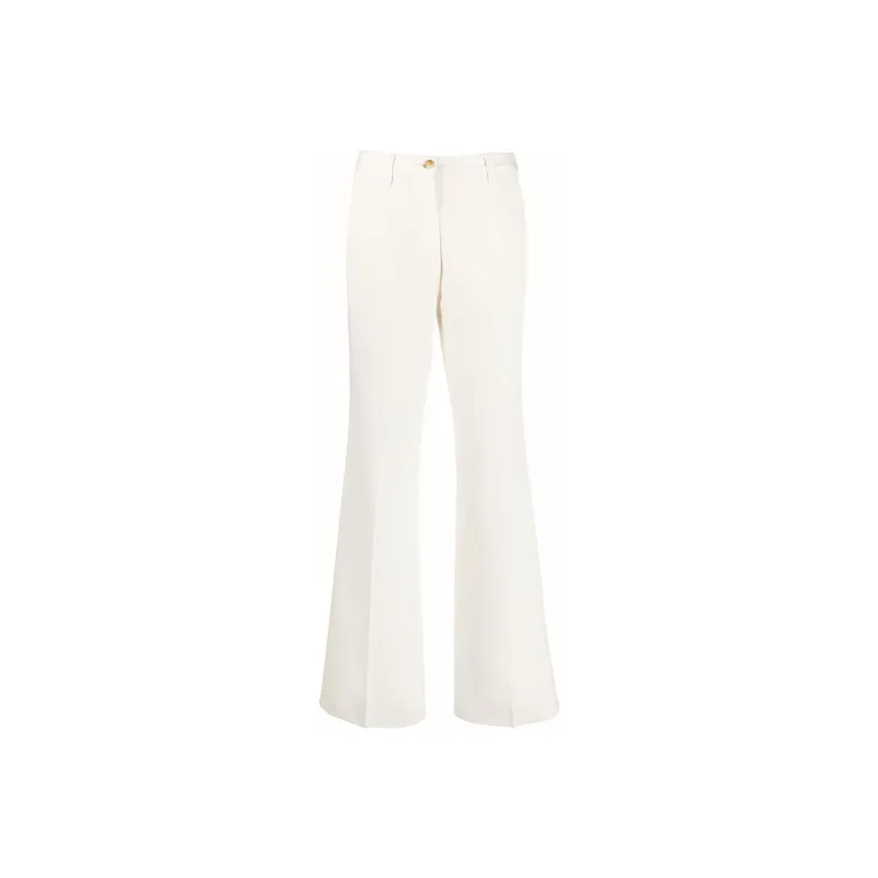 GUCCI Horsebit embellished Cotton Trousers-0