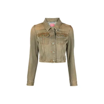 DIESEL De Slimmy Cropped Denim Jacket