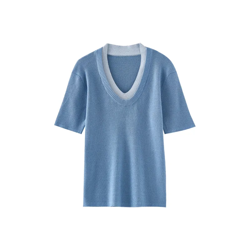 OUNIXUE Summer Knitwear Women's-2