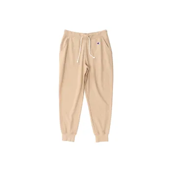 Champion Jogger Sports Pants Japan Version Women's Beige Yellow