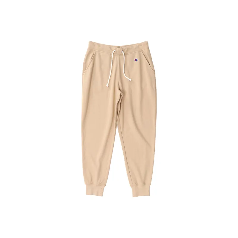 Champion Jogger Sports Pants Japan Version Women's Beige Yellow-0