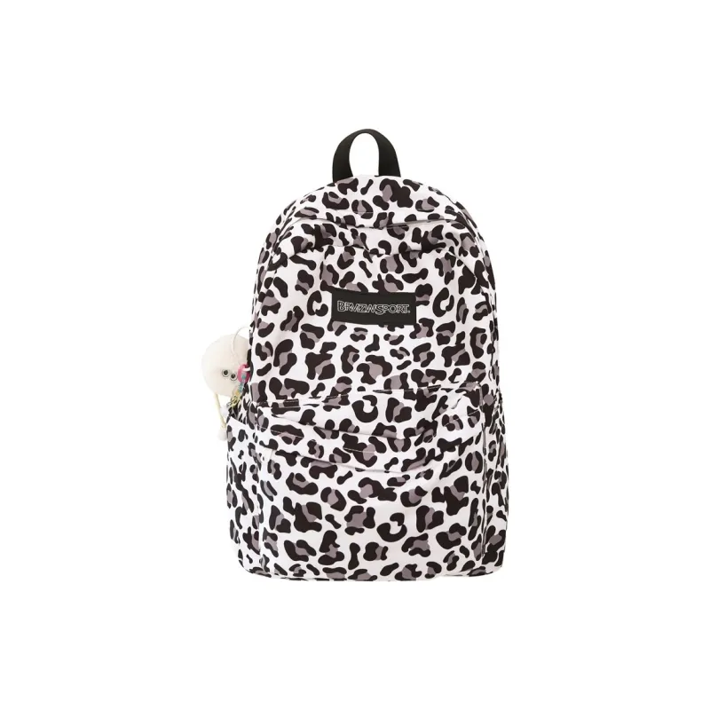 AIBAG Nylon Backpack Unisex Pink/Green/Blue/Black-16