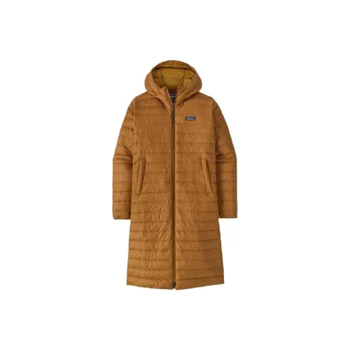 Patagonia Down Sweater Coats Women's Brown