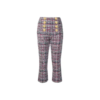 BALMAIN Knitted Sweatpants Women's Multicolor