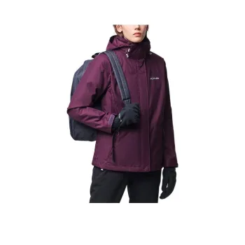 Columbia Water-Resistant Windproof Breathable Windbreaker Jacket Women's Purple