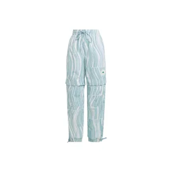 Adidas Knitted Sweatpants Women's Blue
