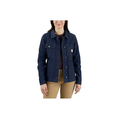 Carhartt 105449 WOMEN'S DENIM JACKET - 1 WARM RATING Denim Jacket RELAXED FIT Women's Blue