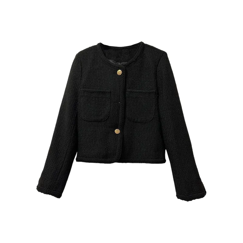 Icicofficial Cropped Coats Women's-2