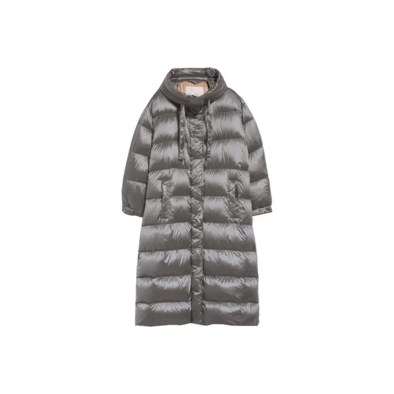 MaxMara Puffer Jackets Women's Medium Gray-0