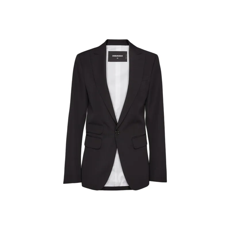 DSQUARED 2 Long Sleeved Single Breasted Tailored Blazer-0