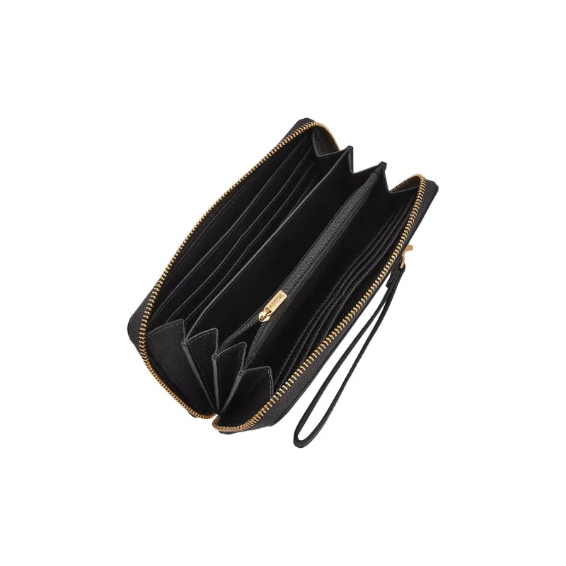FOSSIL Leather Wallet Women's Black-2