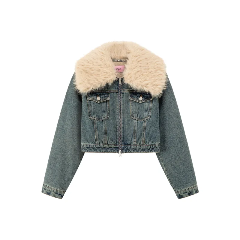 CHUU 24FW Denim Jacket Women's Blue-0