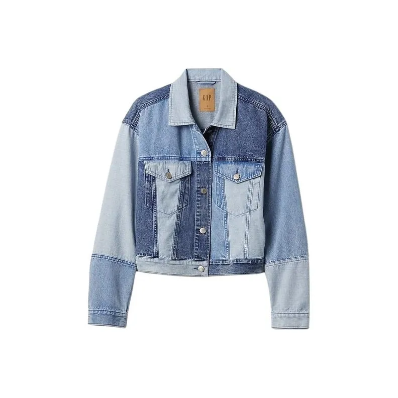 GAP Denim Jacket Women's Medium Indigo-0
