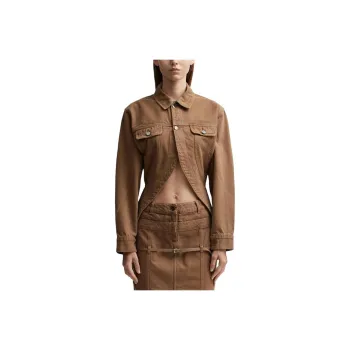Jacquemus Denim Jacket Women's Brown