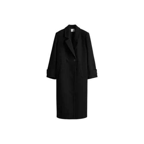 H&M 블랙 여성 코트