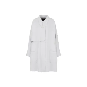 EMPORIO ARMANI Trench Coats Women's White