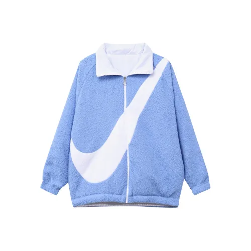 Nike Velvet Jackets Women's Blue