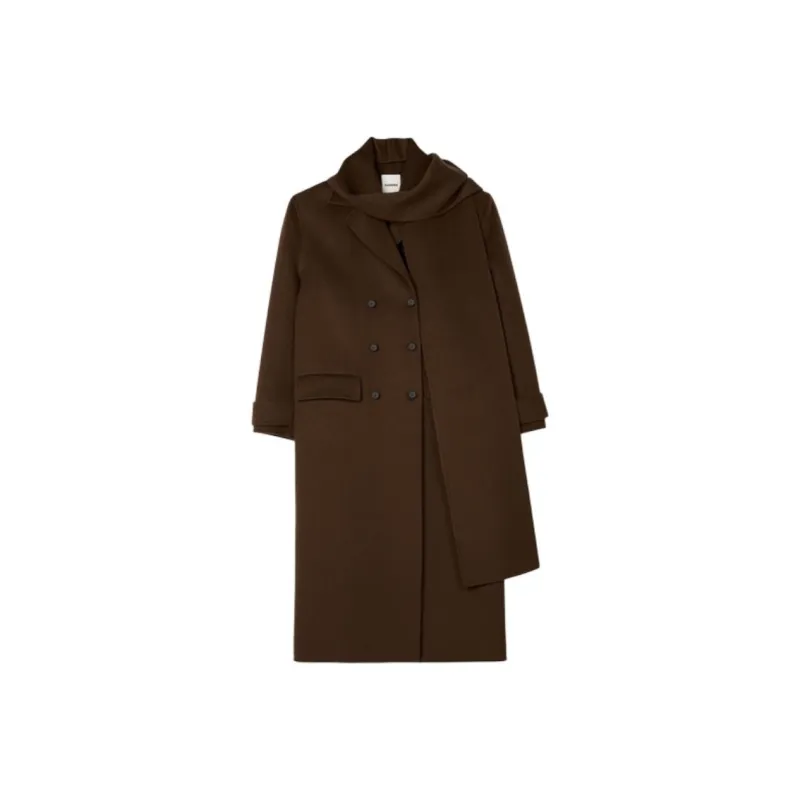 Sandro Double breasted Wool Coat-0