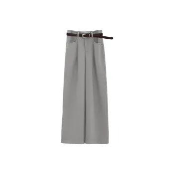 Fstudio Korean Style Travel Straight Fit Casual Pants For Versatile Business And Casual Wear Women's