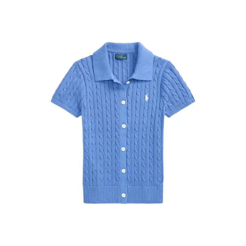Polo Ralph Lauren Cable knit Short sleeve Cardigan-0
