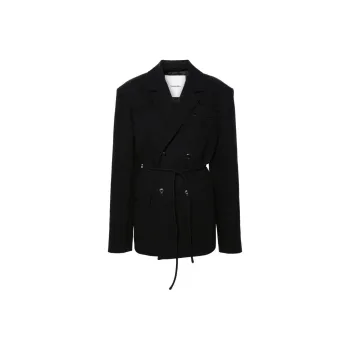 NANUSHKA Julienne Double-breasted Blazer