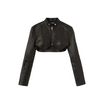 AMBUSH Leather Bolero Jacket