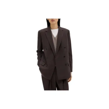 THEORY Hickory Double Breasted Blazer